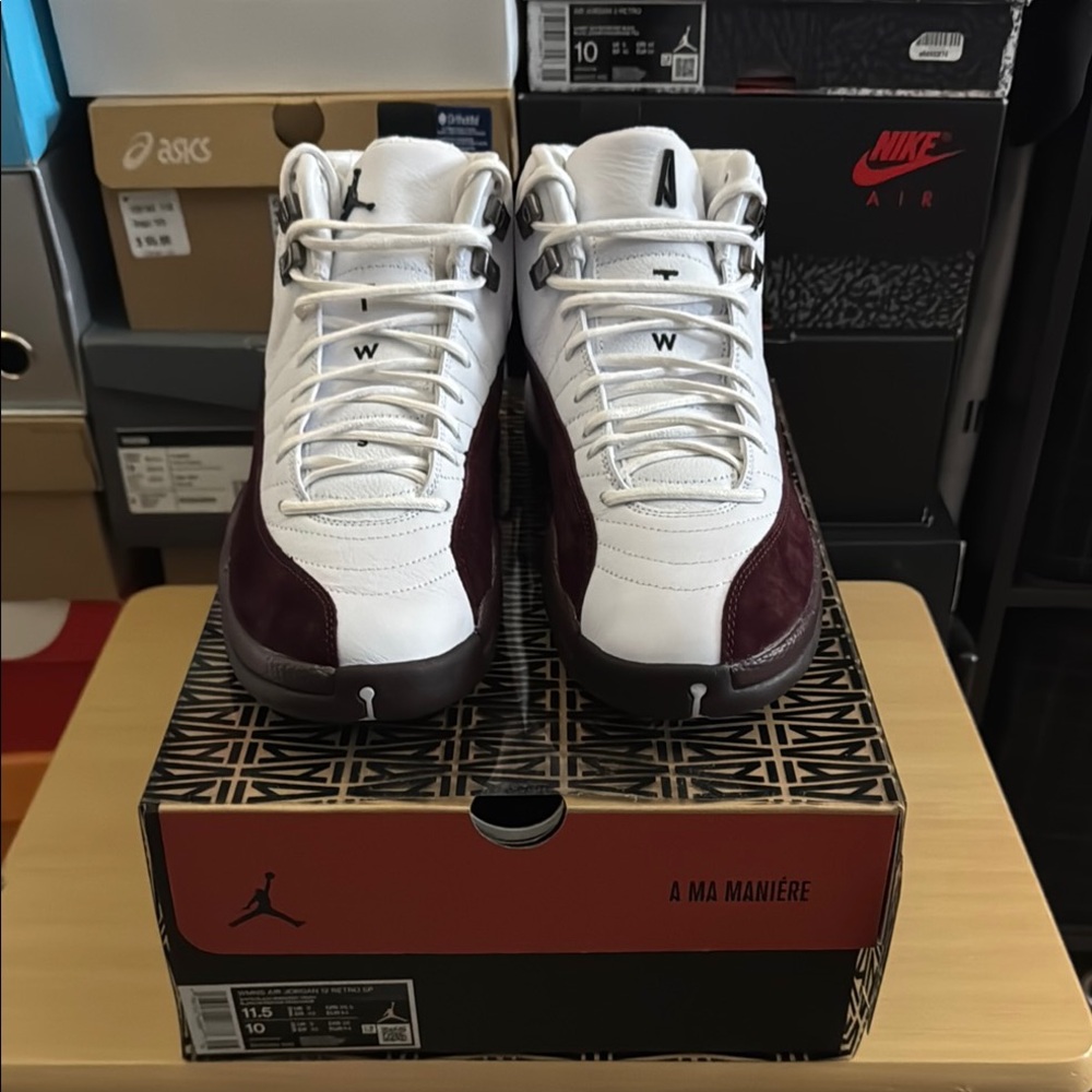 A Ma Maniére x Air Jordan 12 Retro White Burgundy